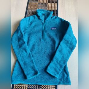 Patagonia sweater teal XS